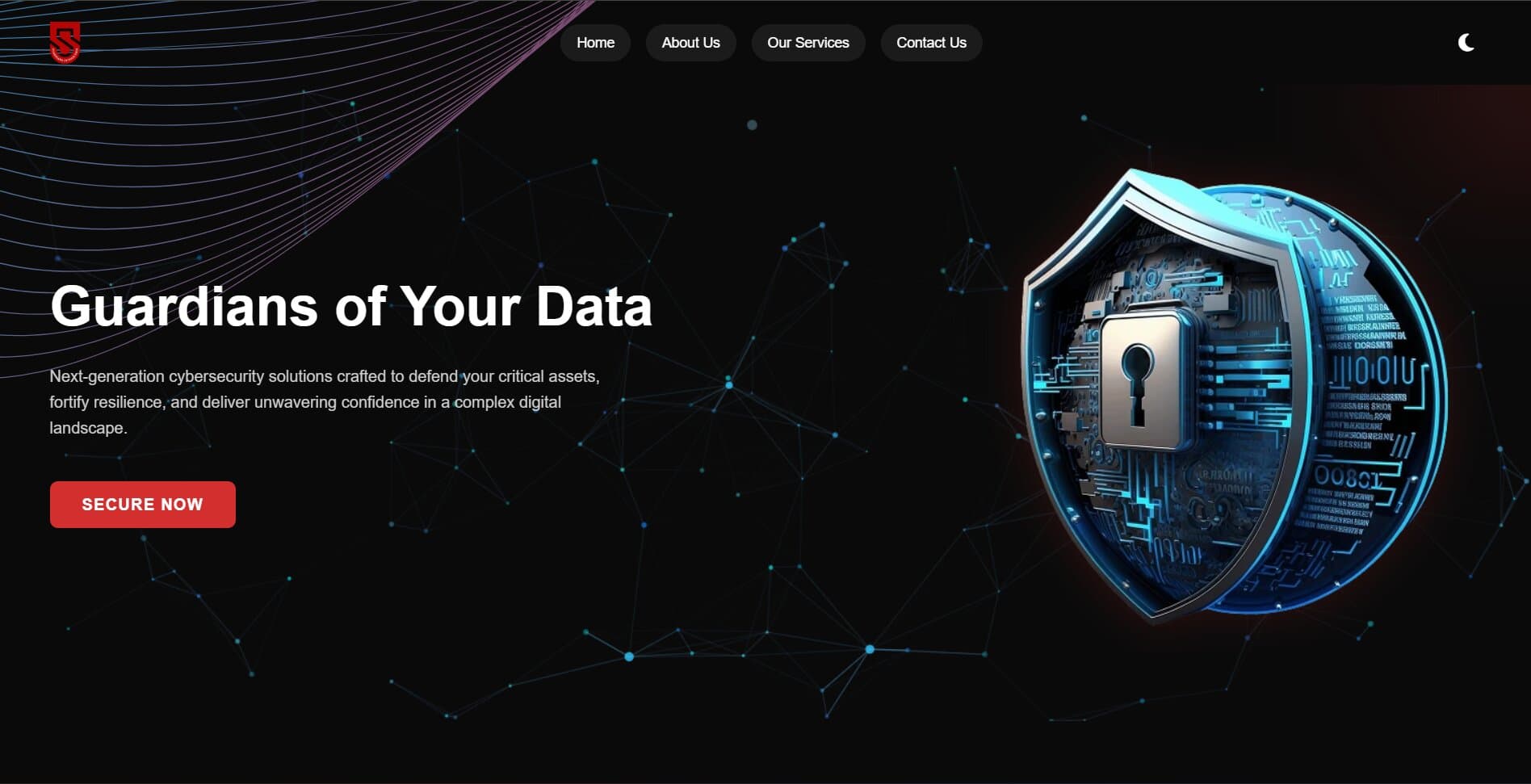 Company Website for a Cybersecurity Firm